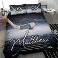 Ohaprints-Quilt-Bed-Set-Pillowcase-Ice-Hockey-Stick-And-Puck-Player-Fan-Gift-Idea-Custom-Personalized-Name-Number-Blanket-Bedspread-Bedding-2822-Throw (55'' x 60'')