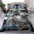 Ohaprints-Quilt-Bed-Set-Pillowcase-Football-Boy-Strong-Player-Fan-Gift-Idea-Blue-Custom-Personalized-Name-Number-Blanket-Bedspread-Bedding-1062-Double (70'' x 80'')