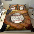 Ohaprints-Quilt-Bed-Set-Pillowcase-Baseball-Ball-Glove-Vintage-Us-Flag-Player-Fan-Gift-Custom-Personalized-Name-Blanket-Bedspread-Bedding-473-Double (70'' x 80'')