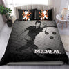 Ohaprints-Quilt-Bed-Set-Pillowcase-Bowling-Boy-Men-Grey-Black-Player-Fan-Gift-Idea-Custom-Personalized-Name-Blanket-Bedspread-Bedding-2827-Double (70&#39;&#39; x 80&#39;&#39;)