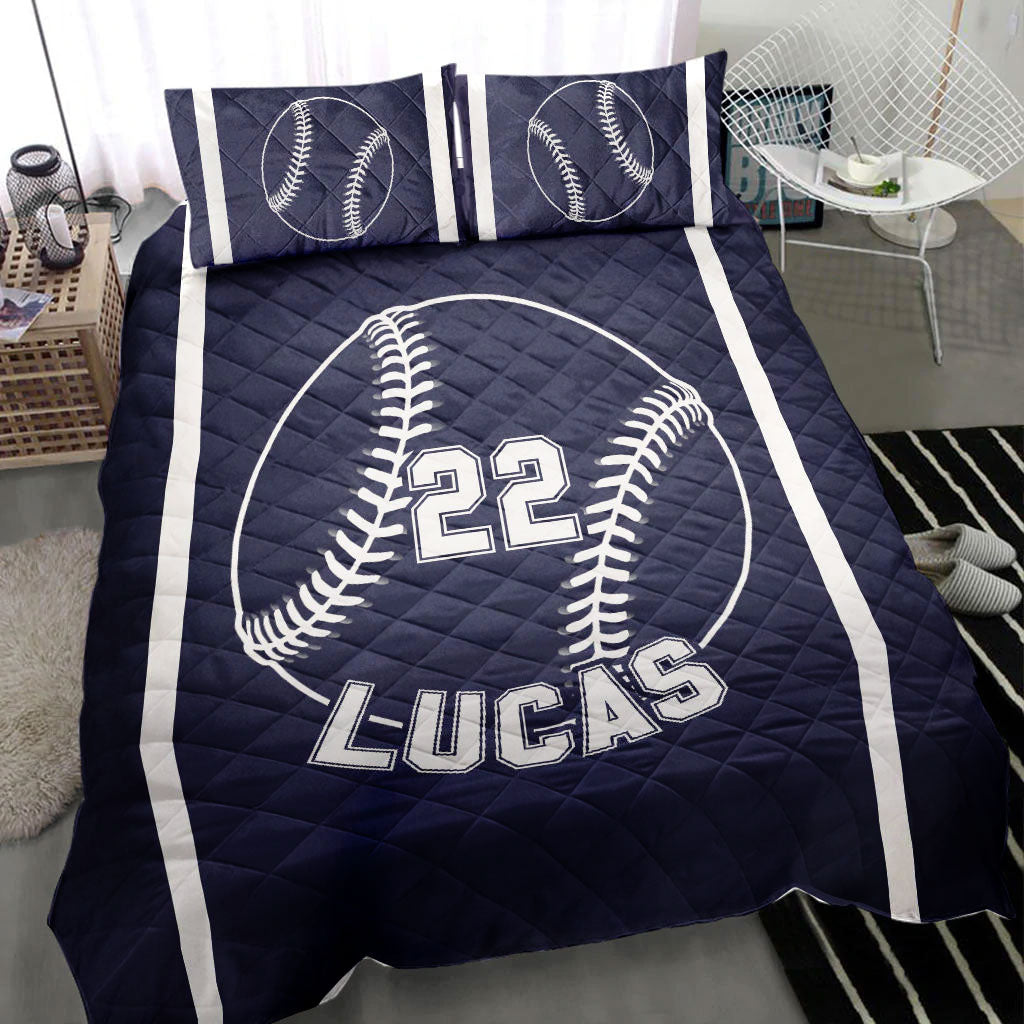 Ohaprints-Quilt-Bed-Set-Pillowcase-Baseball-Ball-Player-Fan-Gift-Idea-Denim-Custom-Personalized-Name-Number-Blanket-Bedspread-Bedding-1581-Throw (55'' x 60'')