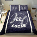 Ohaprints-Quilt-Bed-Set-Pillowcase-Baseball-Ball-Player-Fan-Gift-Idea-Denim-Custom-Personalized-Name-Number-Blanket-Bedspread-Bedding-1581-Double (70'' x 80'')