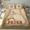 Ohaprints-Quilt-Bed-Set-Pillowcase-Baseball-Players-Vintage-Batter-Fan-Gift-Idea-Custom-Personalized-Name-Number-Blanket-Bedspread-Bedding-2760-Double (70&#39;&#39; x 80&#39;&#39;)