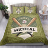Ohaprints-Quilt-Bed-Set-Pillowcase-Baseball-Star-Ball-Player-Fan-Gift-Idea-Green-Custom-Personalized-Name-Number-Blanket-Bedspread-Bedding-409-Throw (55&#39;&#39; x 60&#39;&#39;)