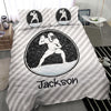 Ohaprints-Quilt-Bed-Set-Pillowcase-Football-Snow-Stripe-Pattern-Player-Fan-Gift-White-Custom-Personalized-Name-Blanket-Bedspread-Bedding-2762-Throw (55&#39;&#39; x 60&#39;&#39;)