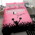 Ohaprints-Quilt-Bed-Set-Pillowcase-Cheerleading-Cheerleader-Girl-Princess-Pink-Custom-Personalized-Name-Number-Blanket-Bedspread-Bedding-3312-Throw (55'' x 60'')