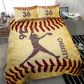 Ohaprints-Quilt-Bed-Set-Pillowcase-Softball-Pitcher-Girl-Player-Fan-Gift-Idea-Custom-Personalized-Name-Number-Blanket-Bedspread-Bedding-2175-Throw (55'' x 60'')