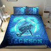 Ohaprints-Quilt-Bed-Set-Pillowcase-Football-Boy-Blue-Digital-Player-Fan-Gift-Idea-Custom-Personalized-Name-Number-Blanket-Bedspread-Bedding-2769-Double (70&#39;&#39; x 80&#39;&#39;)
