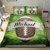 Ohaprints-Quilt-Bed-Set-Pillowcase-Football-Ball-Green-Player-Fan-Unique-Gift-Custom-Personalized-Name-Number-Blanket-Bedspread-Bedding-418-Double (70&#39;&#39; x 80&#39;&#39;)