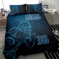 Ohaprints-Quilt-Bed-Set-Pillowcase-Football-Boy-Digital-Player-Fan-Gift-Idea-Blue-Custom-Personalized-Name-Number-Blanket-Bedspread-Bedding-1070-Throw (55'' x 60'')