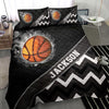 Ohaprints-Quilt-Bed-Set-Pillowcase-Basketball-Smoke-Ball-Zig-Zag-Player-Fan-Gift-Black-Custom-Personalized-Name-Blanket-Bedspread-Bedding-2771-Throw (55&#39;&#39; x 60&#39;&#39;)