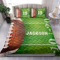 Ohaprints-Quilt-Bed-Set-Pillowcase-Football-Ball-Field-Green-Player-Fan-Gift-Idea-Custom-Personalized-Name-Number-Blanket-Bedspread-Bedding-420-Double (70'' x 80'')