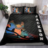 Ohaprints-Quilt-Bed-Set-Pillowcase-Running-Trainer-Shoes-Fan-Gift-Idea-Black-Custom-Personalized-Name-Number-Blanket-Bedspread-Bedding-2772-Double (70&#39;&#39; x 80&#39;&#39;)