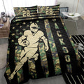 Ohaprints-Quilt-Bed-Set-Pillowcase-Football-Flag-Green-Camo-Player-Fan-Gift-Idea-Custom-Personalized-Name-Number-Blanket-Bedspread-Bedding-2179-Throw (55'' x 60'')