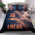Ohaprints-Quilt-Bed-Set-Pillowcase-Basketball-Ball-Pattern-Fire-Player-Fan-Gift-Custom-Personalized-Name-Number-Blanket-Bedspread-Bedding-422-Double (70'' x 80'')