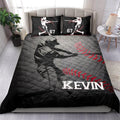 Ohaprints-Quilt-Bed-Set-Pillowcase-Baseball-Boy-Batter-Player-Fan-Gift-Idea-Grey-Custom-Personalized-Name-Number-Blanket-Bedspread-Bedding-427-Double (70'' x 80'')