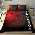 Ohaprints-Quilt-Bed-Set-Pillowcase-Red-Bowling-Ball-Pattern-Player-Fan-Gift-Idea-Black-Custom-Personalized-Name-Blanket-Bedspread-Bedding-2188-Throw (55'' x 60'')