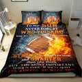 Ohaprints-Quilt-Bed-Set-Pillowcase-America-Football-Never-Forget-Water-Fire-Player-Fan-Gift-Idea-Blanket-Bedspread-Bedding-1023-Double (70'' x 80'')