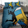 Ohaprints-Quilt-Bed-Set-Pillowcase-Volleyball-Girl-Turquoise-Player-Fan-Gift-Idea-Custom-Personalized-Name-Number-Blanket-Bedspread-Bedding-2783-Throw (55&#39;&#39; x 60&#39;&#39;)