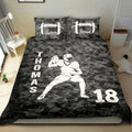 Ohaprints-Quilt-Bed-Set-Pillowcase-America-Football-Player-Fan-Gift--Black-Camo-Custom-Personalized-Name-Number-Blanket-Bedspread-Bedding-433-Double (70'' x 80'')
