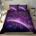 Ohaprints-Quilt-Bed-Set-Pillowcase-Horoscope-Circle-Zodiac-Star-Spirit-Constellation-Purple-Soul-Unique-Gift-Idea-Blanket-Bedspread-Bedding-2192-Double (70'' x 80'')