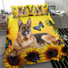 Ohaprints-Quilt-Bed-Set-Pillowcase-Animal-Pet-Dog-Lover-German-Shepherd-Sunflower-Unique-Gift-Idea-Blanket-Bedspread-Bedding-436-Throw (55&#39;&#39; x 60&#39;&#39;)