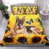 Ohaprints-Quilt-Bed-Set-Pillowcase-Animal-Pet-Dog-Lover-German-Shepherd-Sunflower-Unique-Gift-Idea-Blanket-Bedspread-Bedding-436-Double (70&#39;&#39; x 80&#39;&#39;)