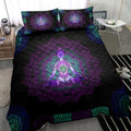 Ohaprints-Quilt-Bed-Set-Pillowcase-Yoga-Mandala-Purple-Black-Meditation-Chakra-Unique-Gift-Idea-Blanket-Bedspread-Bedding-1028-Throw (55'' x 60'')