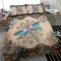 Ohaprints-Quilt-Bed-Set-Pillowcase-Dragonfly-Mandala-Vintage-Animal-Lover-For-All-Season-Unique-Gift-Idea-Blanket-Bedspread-Bedding-2196-Throw (55'' x 60'')