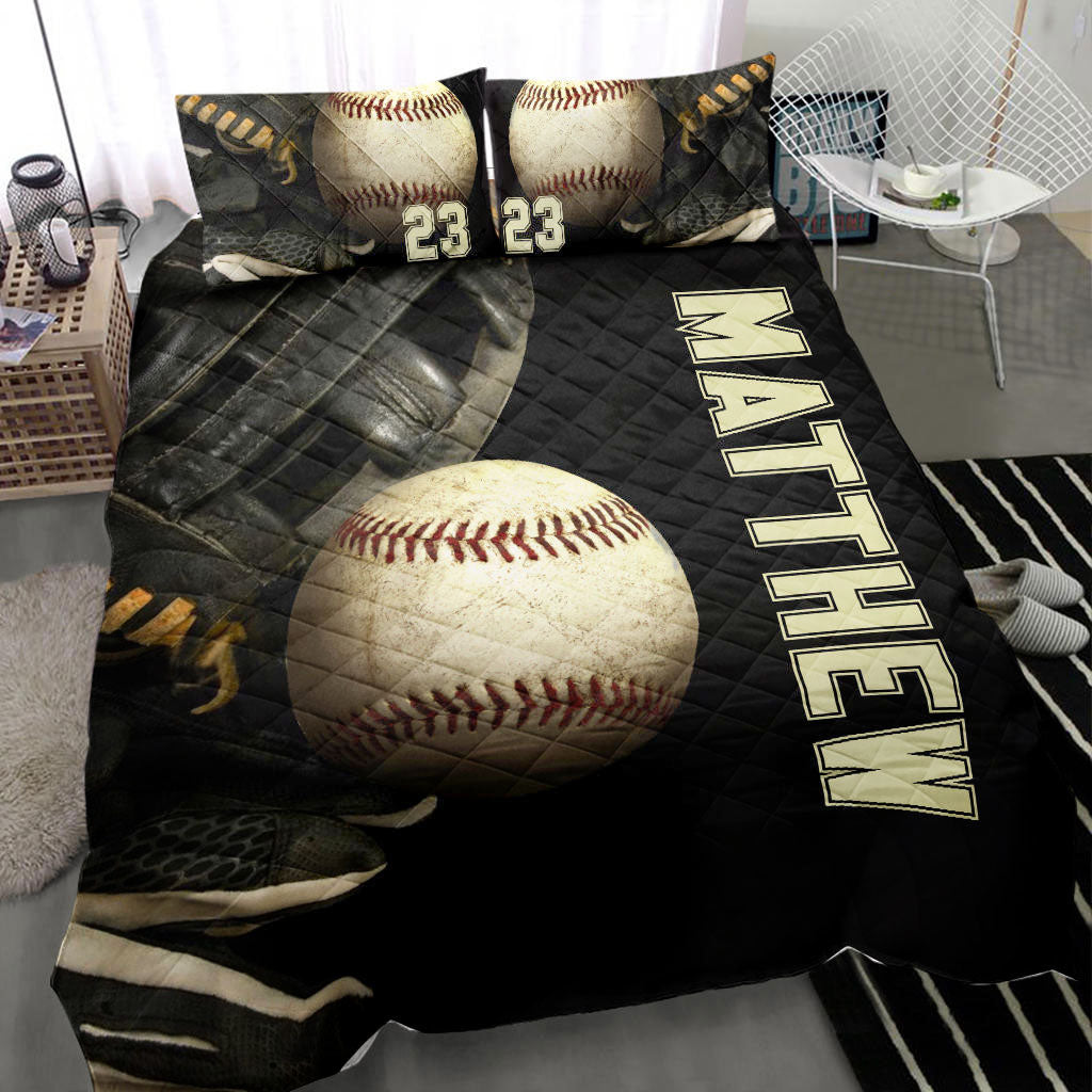 Ohaprints-Quilt-Bed-Set-Pillowcase-Basball-Ball-3D-Print-Player-Unique-Gift-Idea-Custom-Personalized-Name-Number-Blanket-Bedspread-Bedding-1613-Throw (55'' x 60'')