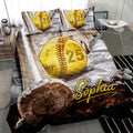 Ohaprints-Quilt-Bed-Set-Pillowcase-Softball-Ball-Bat-Vintage-Player-Gift-Idea-Custom-Personalized-Name-Number-Blanket-Bedspread-Bedding-442-Throw (55'' x 60'')