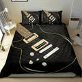 Ohaprints-Quilt-Bed-Set-Pillowcase-Electric-Bass-Guitar-Music-Theme-Guitarist-Gift-Idea-Black-Blanket-Bedspread-Bedding-1037-Throw (55'' x 60'')