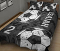 Ohaprints-Quilt-Bed-Set-Pillowcase-Soccer-Ball-Black-Camo-Pattern-Sports-Fan-Gift-Custom-Personalized-Name-Number-Blanket-Bedspread-Bedding-2979-King (90'' x 100'')