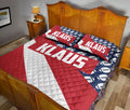 Ohaprints-Quilt-Bed-Set-Pillowcase-Football-Patriotic-American-National-Flag-Sports-Gift-Custom-Personalized-Name-Blanket-Bedspread-Bedding-3013-Queen (80'' x 90'')