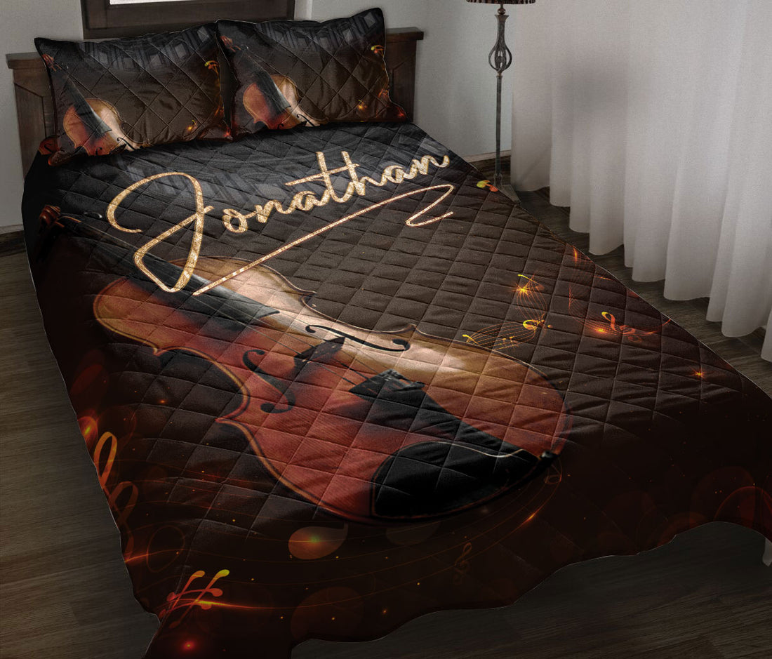 Ohaprints-Quilt-Bed-Set-Pillowcase-Violin-This-Is-My-Favorite-Gift-For-Violin-Lover-Custom-Personalized-Name-Blanket-Bedspread-Bedding-3026-Throw (55'' x 60'')