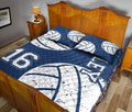 Ohaprints-Quilt-Bed-Set-Pillowcase-Volleyball-Ball-Blue-Pattern-Sports-Lover-Fan-Gift-Custom-Personalized-Name-Blanket-Bedspread-Bedding-1256-Queen (80'' x 90'')