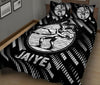 Ohaprints-Quilt-Bed-Set-Pillowcase-Wrestling-Lover-Abstract-Pattern-Wrestler-Sports-Gift-Custom-Personalized-Name-Blanket-Bedspread-Bedding-2952-King (90&#39;&#39; x 100&#39;&#39;)