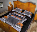 Ohaprints-Quilt-Bed-Set-Pillowcase-Orange-Trucker-Truck-Driver-Unique-Gift-Custom-Personalized-Name-Blanket-Bedspread-Bedding-3471-King (90'' x 100'')