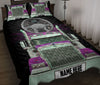 Ohaprints-Quilt-Bed-Set-Pillowcase-Purple-Trucker-Truck-Driver-Unique-Gift-Custom-Personalized-Name-Blanket-Bedspread-Bedding-3476-Throw (55&#39;&#39; x 60&#39;&#39;)