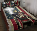 Ohaprints-Quilt-Bed-Set-Pillowcase-Football-Christian-Cross-American-Us-Flag-Custom-Personalized-Name-Number-Blanket-Bedspread-Bedding-3128-Throw (55'' x 60'')