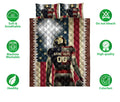 Ohaprints-Quilt-Bed-Set-Pillowcase-Football-Christian-Cross-American-Us-Flag-Custom-Personalized-Name-Number-Blanket-Bedspread-Bedding-3128-Double (70'' x 80'')