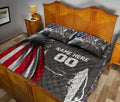 Ohaprints-Quilt-Bed-Set-Pillowcase-Football-Player-American-Us-Flag-Patriotic-Custom-Personalized-Name-Number-Blanket-Bedspread-Bedding-3129-King (90'' x 100'')