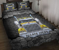 Ohaprints-Quilt-Bed-Set-Pillowcase-Yellow-Truck-Trucker-Driver-Gift-Crack-Custom-Personalized-Name-Blanket-Bedspread-Bedding-3489-Throw (55'' x 60'')