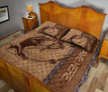 Ohaprints-Quilt-Bed-Set-Pillowcase-Fishing-Lover-Fisherman-Brown-Pattern-Unique-Gift-Custom-Personalized-Name-Blanket-Bedspread-Bedding-2972-Queen (80'' x 90'')