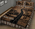 Ohaprints-Quilt-Bed-Set-Pillowcase-An-Old-Trucker-&-The-Ride-Of-His-Life-Sleep-Here-Custom-Personalized-Name-Blanket-Bedspread-Bedding-793-King (90'' x 100'')