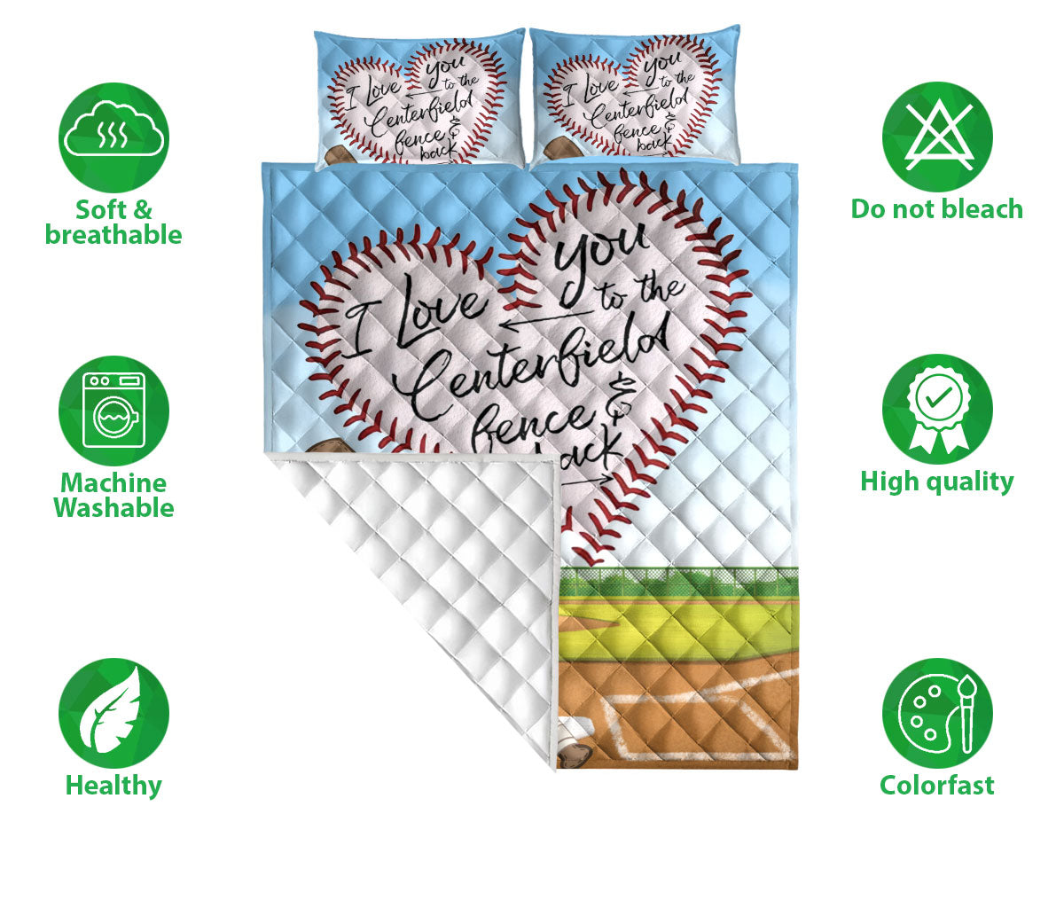 Ohaprints-Quilt-Bed-Set-Pillowcase-Baseball-I-Love-You-To-The-Centerfield-Fence-And-Back-Custom-Personalized-Name-Blanket-Bedspread-Bedding-795-Double (70'' x 80'')