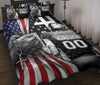 Ohaprints-Quilt-Bed-Set-Pillowcase-Football-Player-Christian-American-Flag-Cross-Custom-Personalized-Name-Number-Blanket-Bedspread-Bedding-2967-Throw (55&#39;&#39; x 60&#39;&#39;)
