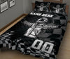 Ohaprints-Quilt-Bed-Set-Pillowcase-Racing-Lover-Racer-Checkered-Flag-Unique-Gift-Custom-Personalized-Name-Number-Blanket-Bedspread-Bedding-2971-King (90&#39;&#39; x 100&#39;&#39;)