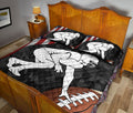 Ohaprints-Quilt-Bed-Set-Pillowcase-American-Football-Player-Us-Flag-Pattern-Custom-Personalized-Name-Number-Blanket-Bedspread-Bedding-46-Queen (80'' x 90'')