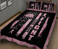 Ohaprints-Quilt-Bed-Set-Pillowcase-Breast-Cancer-Fight-Awareness-Get-Well-Soon-Gift-Custom-Personalized-Name-Blanket-Bedspread-Bedding-1373-King (90'' x 100'')